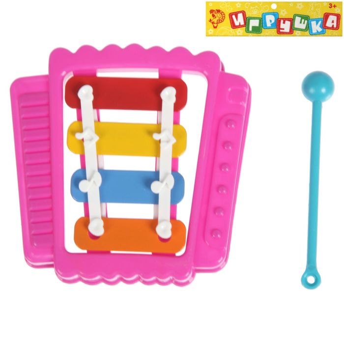 Металлофон "Гармошка", МИКС