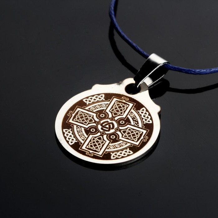 Амулет "Кельтский крест", (мед/сталь)