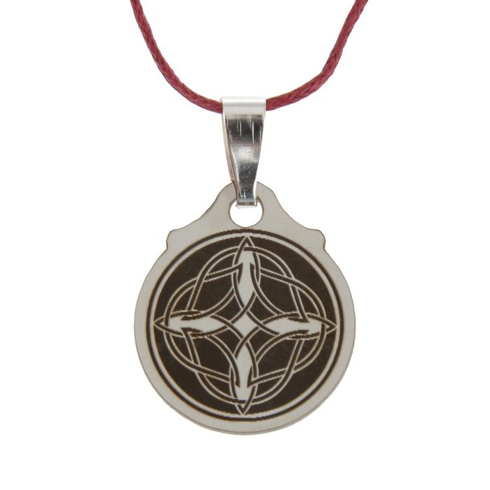 Амулет "Узел земли", (мед/сталь)