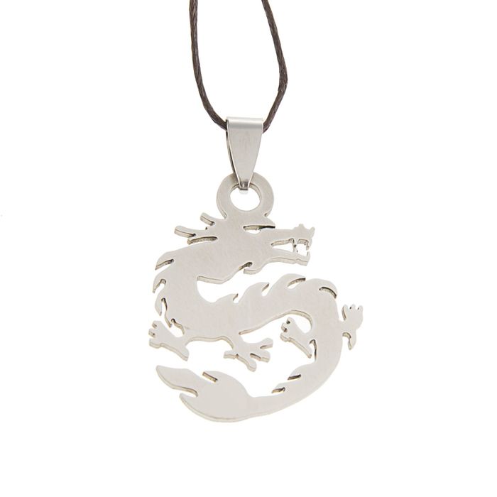 Амулет "Дракон успеха", (мед/сталь)