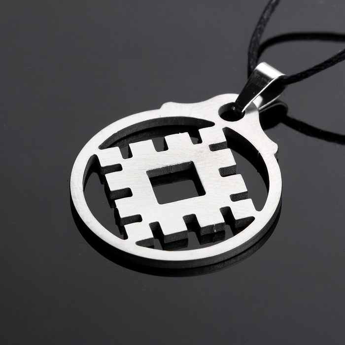 Амулет «Репейник счастья», (мед/сталь)