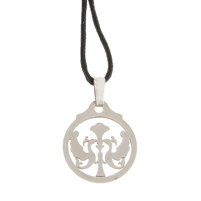 Амулет "Птицы хранители", (мед/сталь)