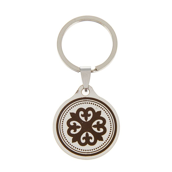 Брелок "Зажиточный", мед. сталь