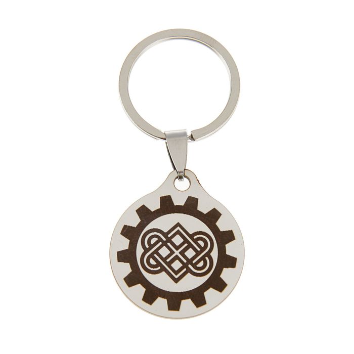 Брелок "Лекарь", мед. сталь