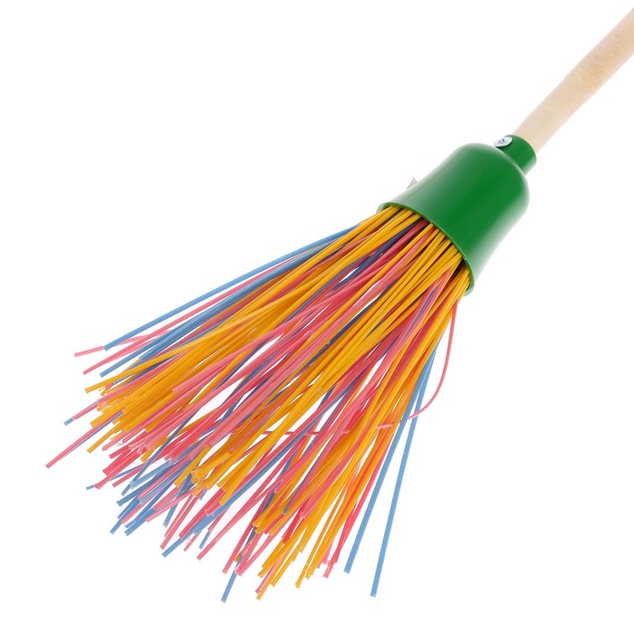 Метла малая "Филиппок" берёзовый черенок 70 см МИКС