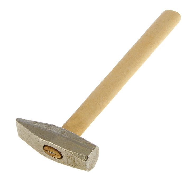 Молоток слесарный "Горизонт", 1 кг, с квадратным бойком