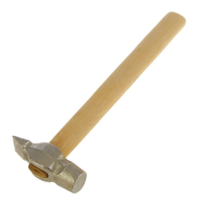 Молоток слесарный "Горизонт", 0.6 кг, с круглым бойком