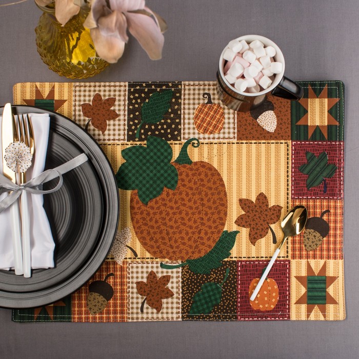 Салфетка на стол "Урожай" 30х40 см, текстиль