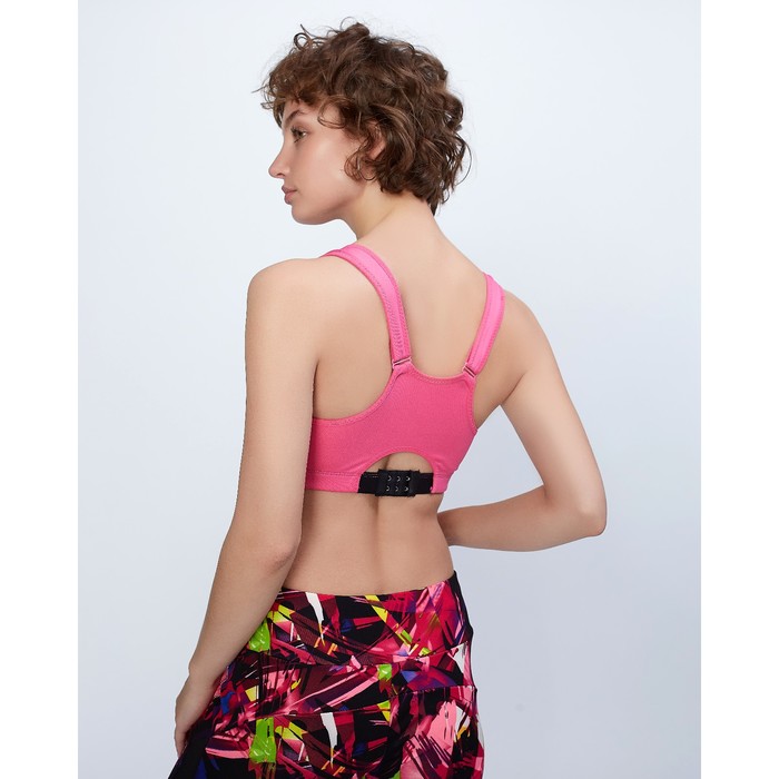 Спортивный топ на молнии ONLITOP Basic pink размер 46, цвет розовый