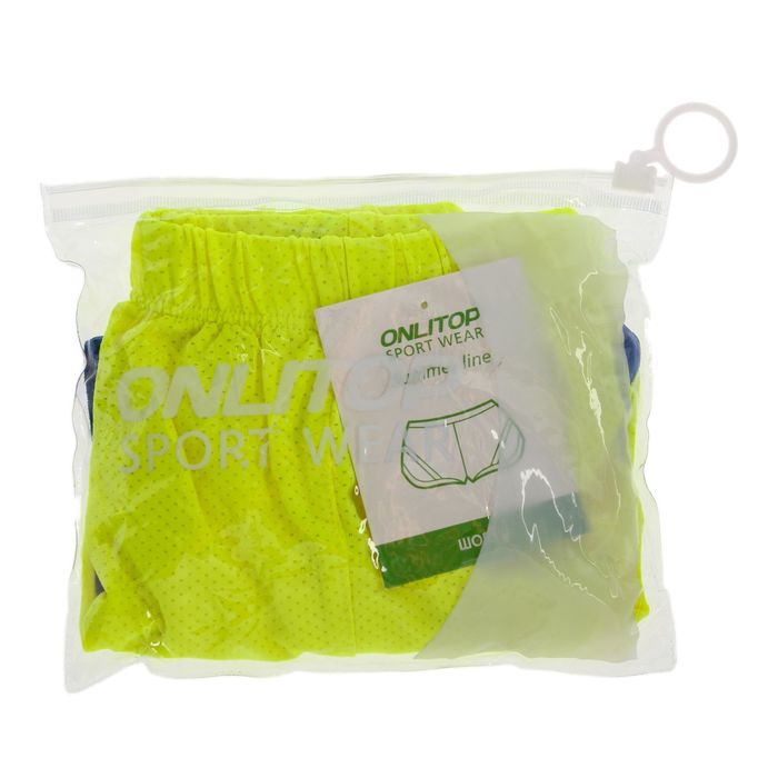 Шорты спортивные ONLITOP Summer yellow, размерр S/М