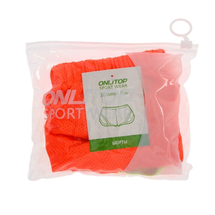 Шорты спортивные ONLITOP Summer orange р-р S/М