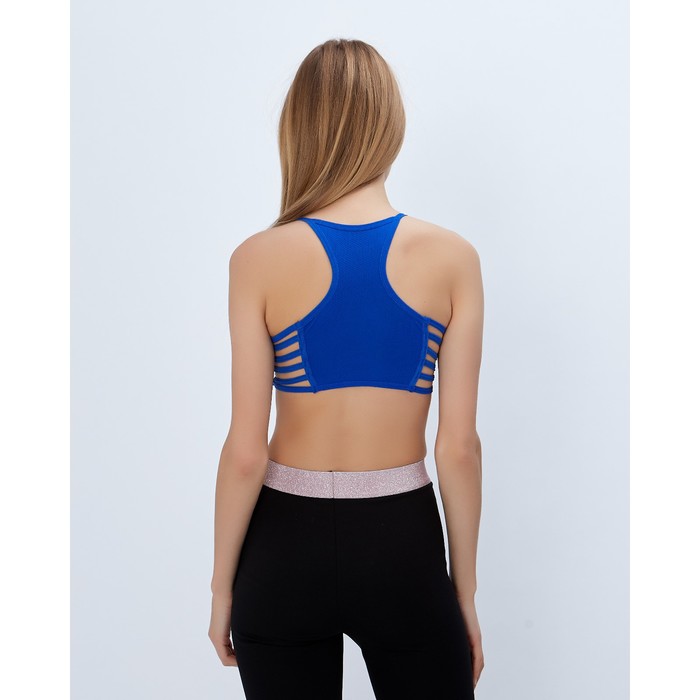 Топ спортивный с чашками ONLITOP Summer dark blue р-р S