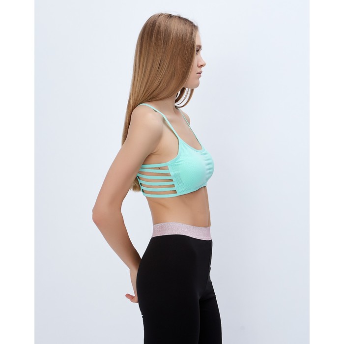 Топ спортивный с чашками ONLITOP Summer mint р-р S