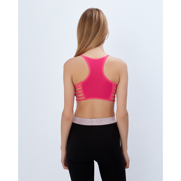 Топ спортивный с чашками ONLITOP Summer dark pink р-р L