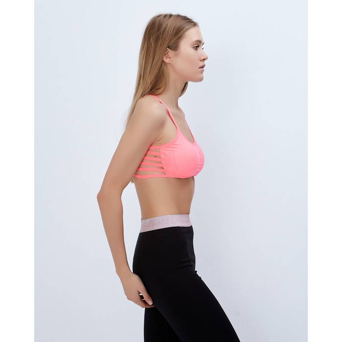 Топ спортивный с чашками ONLITOP Summer pink р-р S