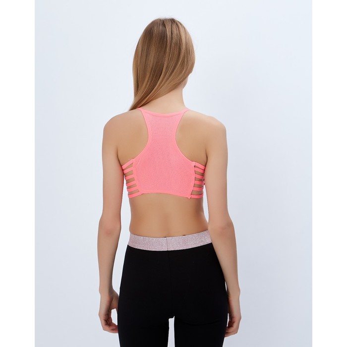 Топ спортивный с чашками ONLITOP Summer pink р-р S