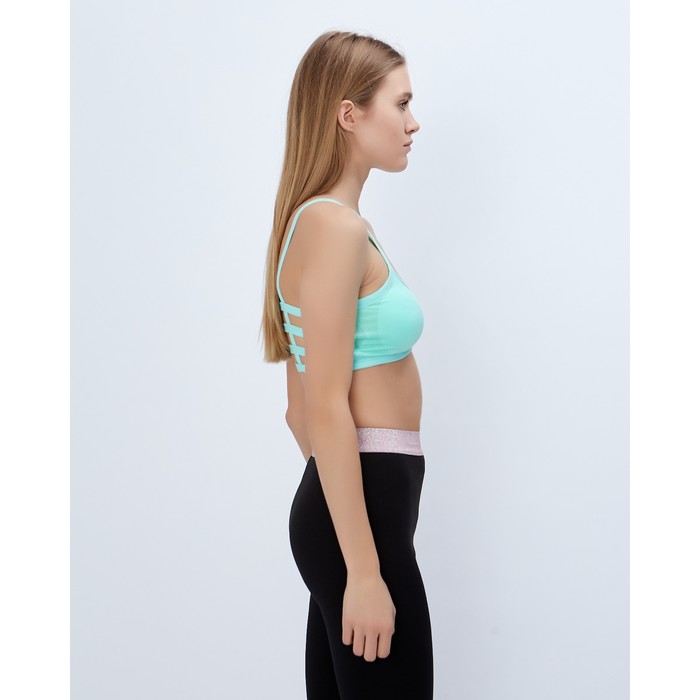 Топ спортивный с чашками ONLITOP Summer beach mint р-р L