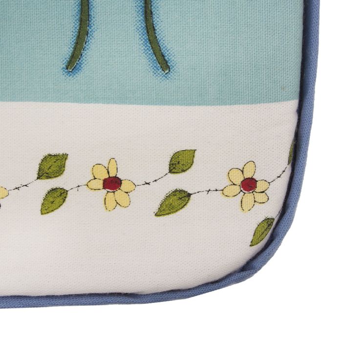 Подушка на стул «Дачная", 41 х 36 х 3 см