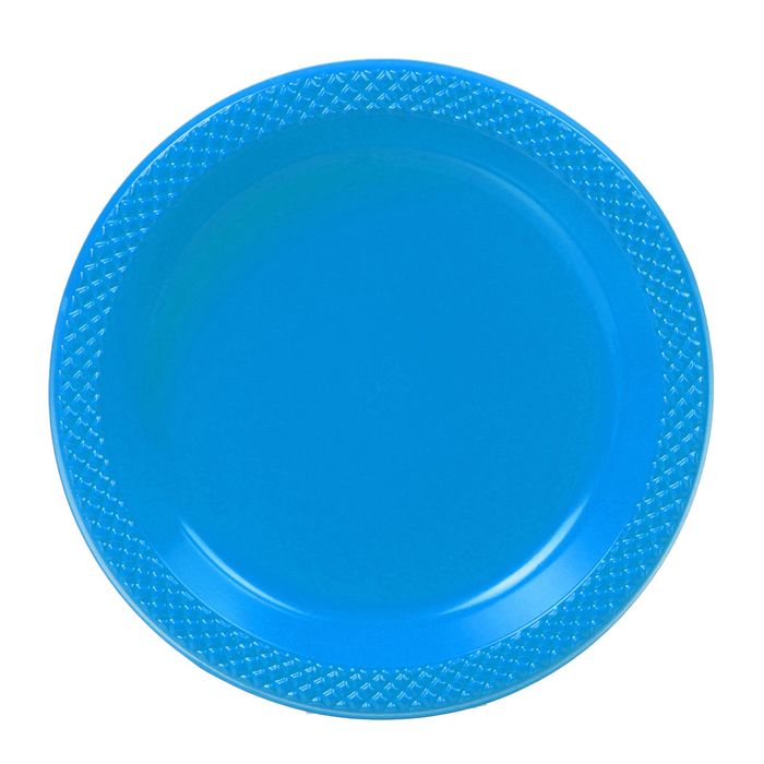 Тарелки пластиковые 15 см "Делюкс" Карибы (набор 10 шт)