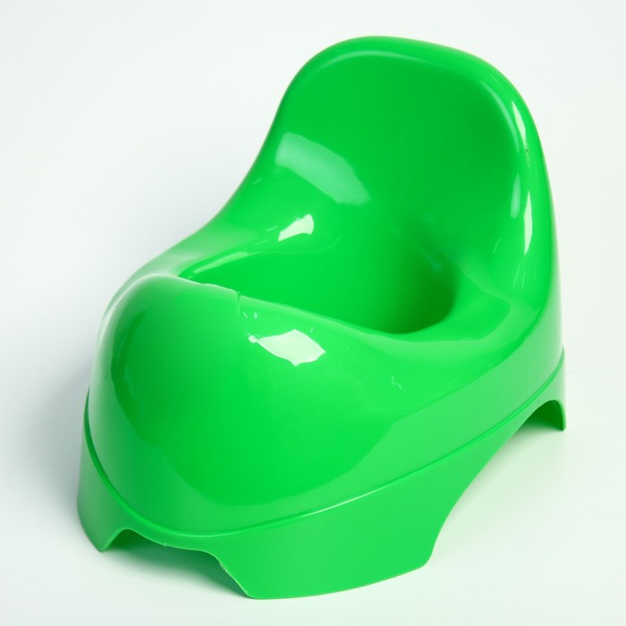 Горшок детский «Львёнок», цвет зелёный