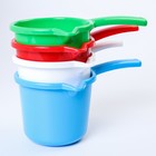 Ковш для купания и мытья головы, детский банный ковшик, хозяйственный 1,3 л, цвет МИКС - Фото 1