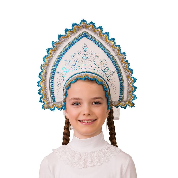 Кокошник детский "Зимние узоры"