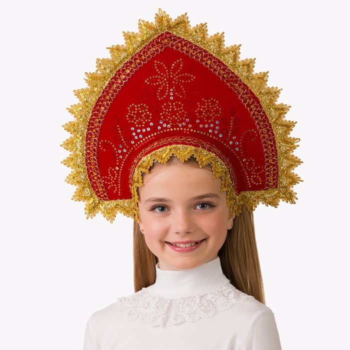 Кокошник взрослый "Боярушка"
