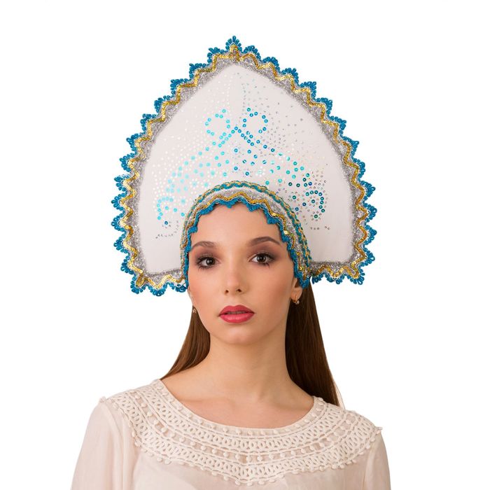 Кокошник взрослый "Новогодний"