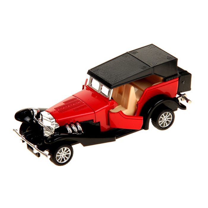 Машина металлическая инерционная "Ретро", масштаб 1:38, МИКС