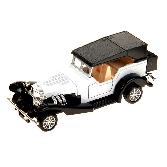 Машина металлическая инерционная "Ретро", масштаб 1:38, МИКС