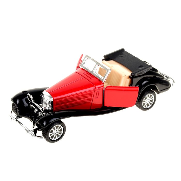 Машина металлическая инерционная "Ретро", масштаб 1:32, МИКС