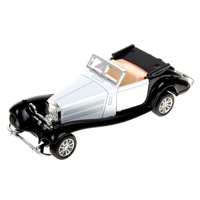 Машина металлическая инерционная "Ретро", масштаб 1:32, МИКС