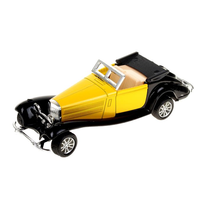 Машина металлическая инерционная "Ретро", масштаб 1:32, МИКС