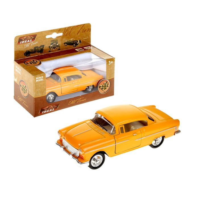 Машина металлическая инерционная "Ретро", масштаб 1:32, МИКС