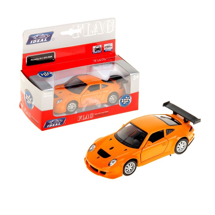 Машина металлическая инерционная Porsche 911, масштаб 1:39, МИКС
