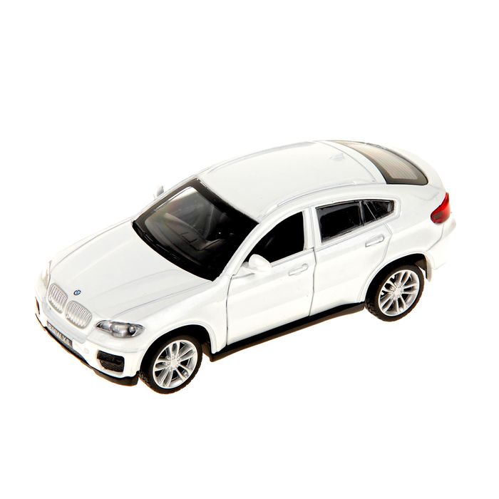 Машина металлическая инерционная BMW X6,масштаб 1:43, МИКС