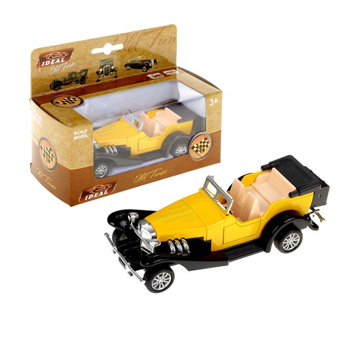 Машина металлическая инерционная "Ретро", масштаб 1:32, МИКС