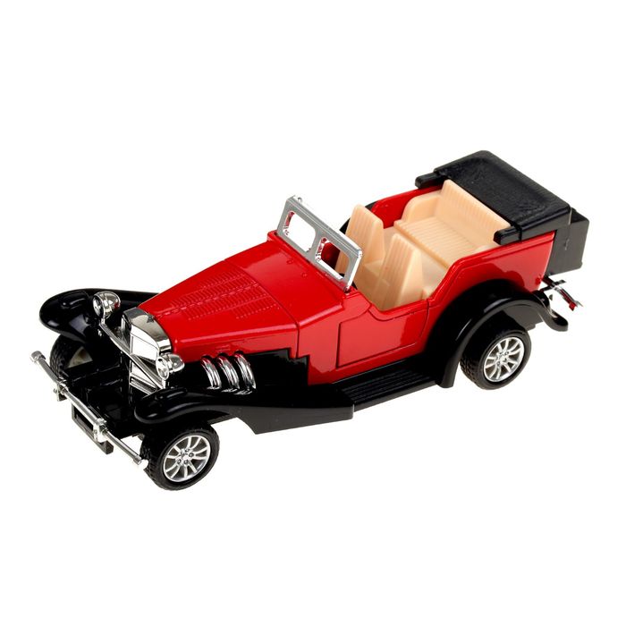 Машина металлическая инерционная "Ретро", масштаб 1:32, МИКС