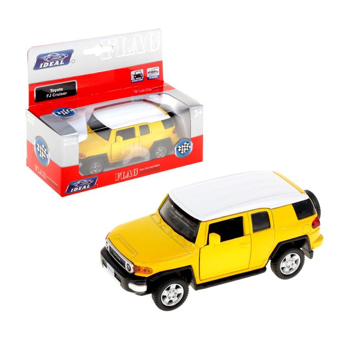 Машина металлическая инерционная Toyota FJ Cruiser, масштаб 1:43, МИКС