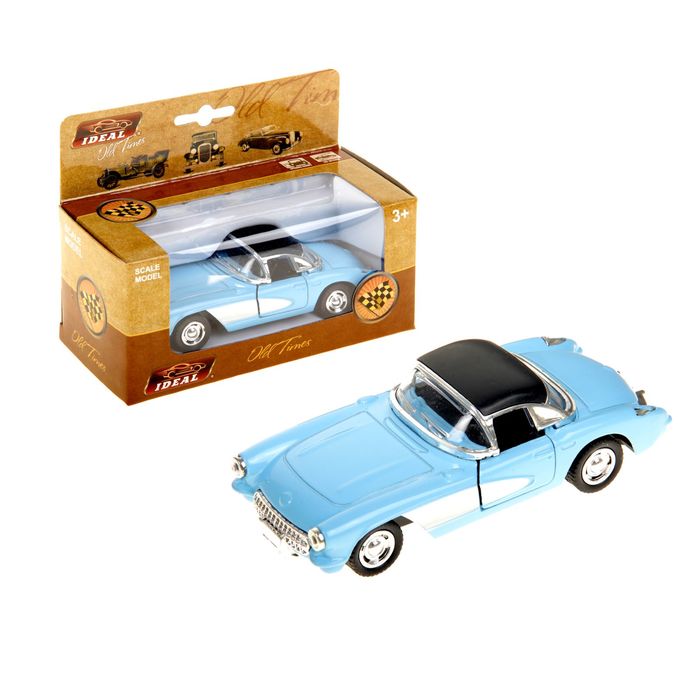 Машина металлическая инерционная "Ретро", масштаб 1:32, МИКС