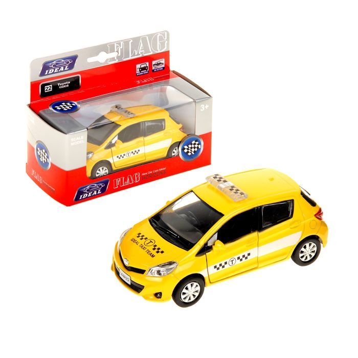 Машина металлическая инерционная Toyota Yaris, масштаб 1:30-39