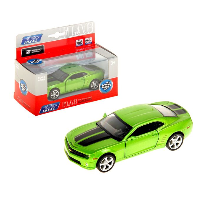 Машина металлическая инерционная Chevrolet Camaro, масштаб 1:30/39, МИКС