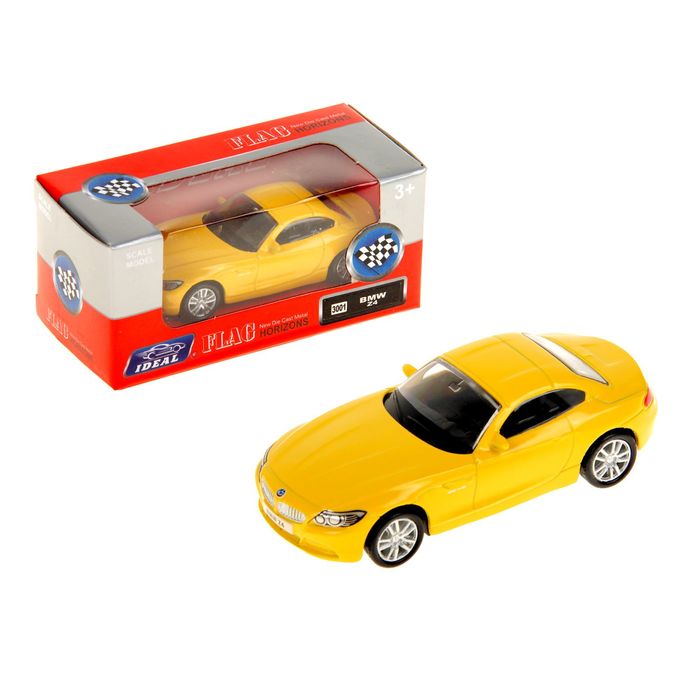 Машина металлическая инерционная BMW Z4, масштаб 1:64, МИКС