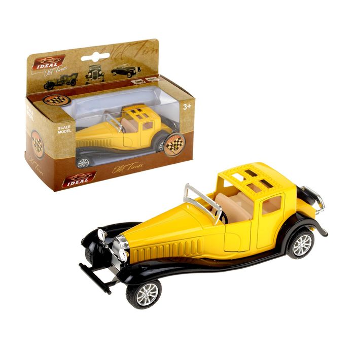 Машина металлическая инерционная "Ретро", масштаб 1:32, МИКС