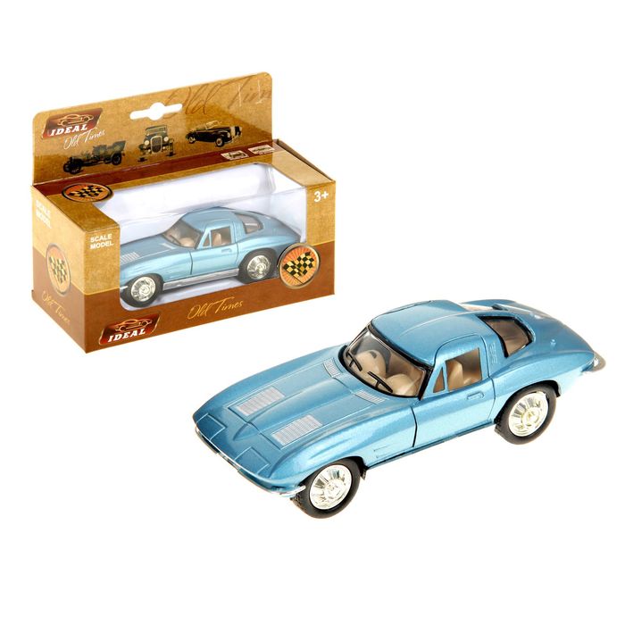 Машина металлическая инерционная "Ретро", масштаб 1:32, МИКС