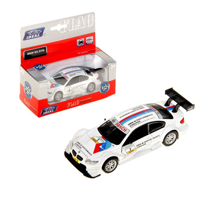 Машина металлическая инерционная BMW M3, масштаб 1:42
