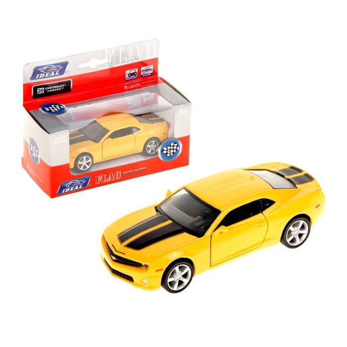 Машина металлическая инерционная Chevrolet Camaro, масштаб 1:30/39, МИКС