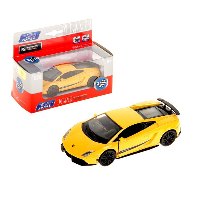 Машина металлическая инерционная Lamborgini Gallarado, масштаб 1:30/39, МИКС