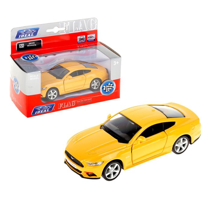Машина металлическая инерционная Ford Mustang, масштаб 1:30/39, МИКС