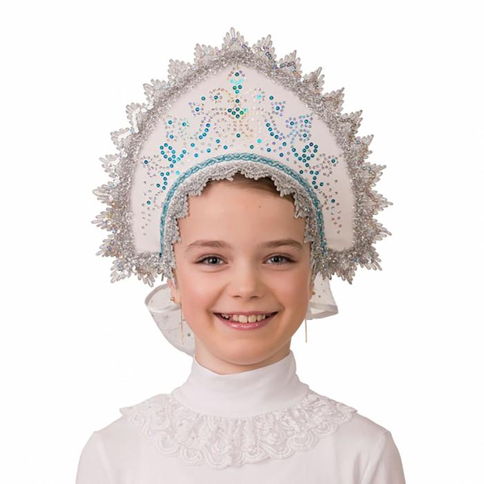 Кокошник детский "Зимушка"